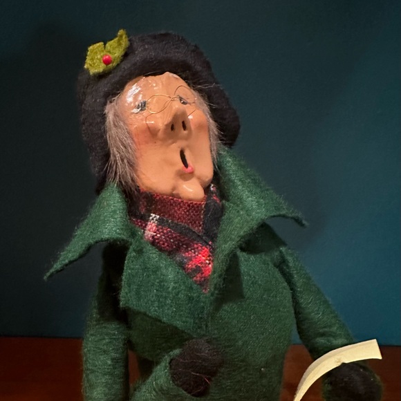 RARE - Vintage 1982 Signed BYERS' Choice Caroler - "THE CONDUCTOR" - Like New - Picture 1 of 13